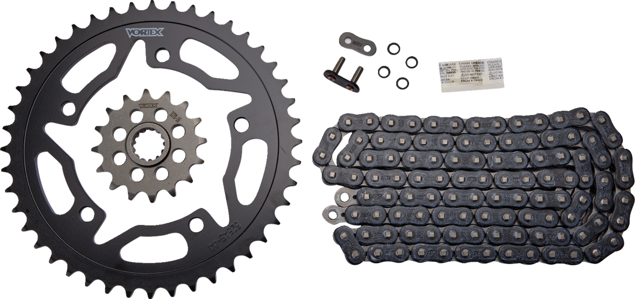 Vortex Chain And Sprocket Kit - HFRS - Black - Suzuki GSX-R750/1000