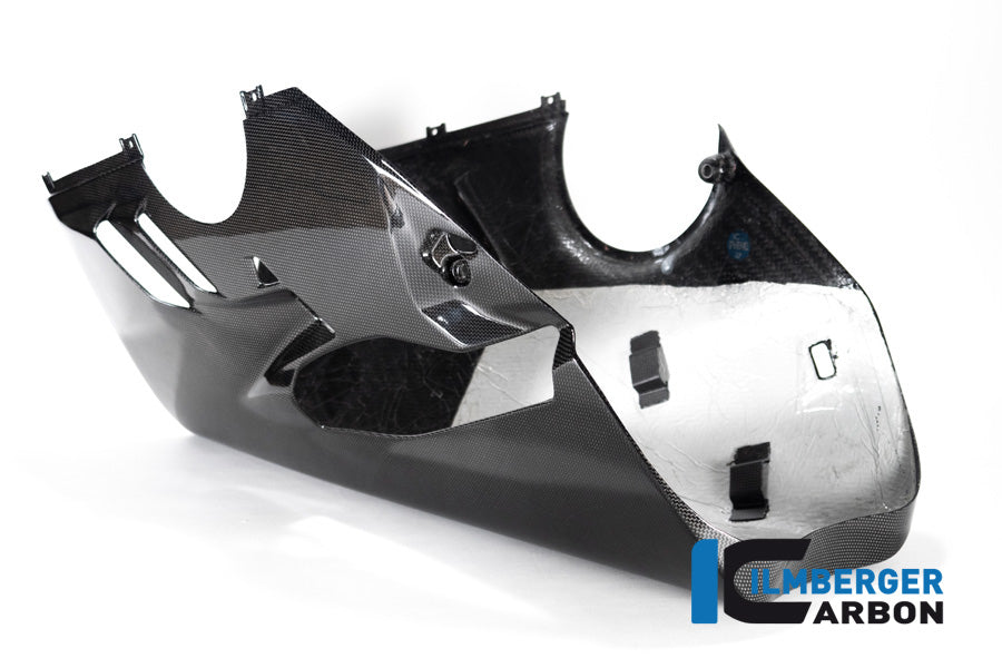 Ilmberger Carbon Belly Pan Ducati Panigale V4 22 For Higher Exhaust With Sidestand - Gloss