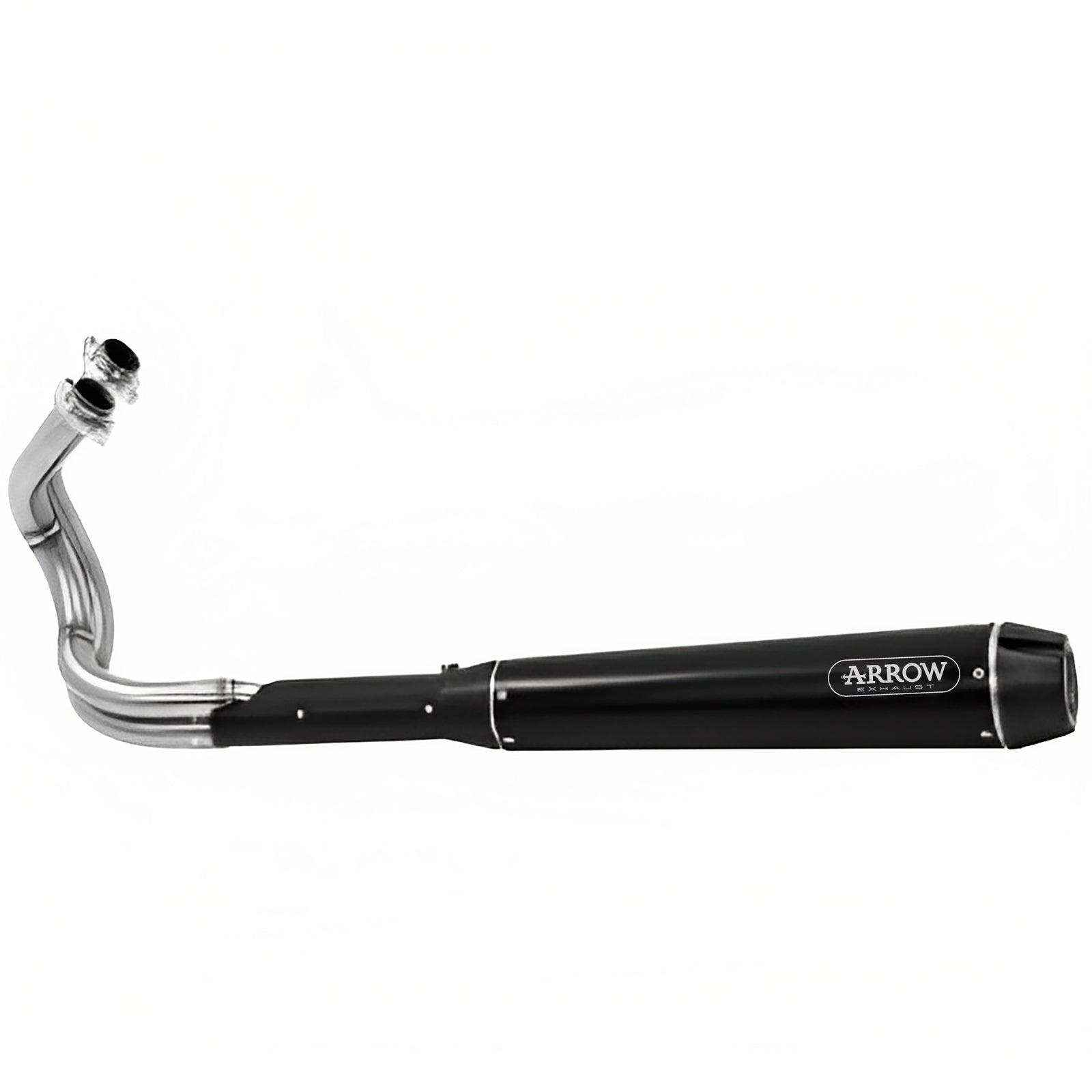 74501RBN Full System Rebel With Aluminium Dark Rear End Cap