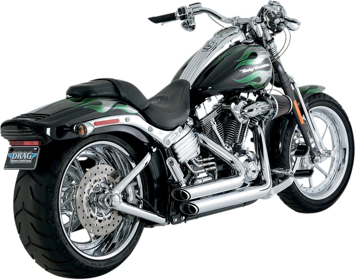 Vance & Hines Shortshots Staggered Exhaust System - Chrome