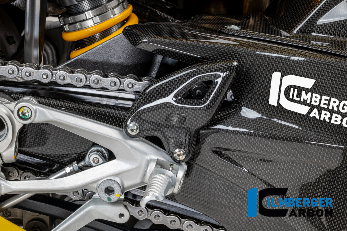 Ilmberger Carbon Heel Guard Left Ducati Panigale V4 2025 - Gloss / Plain