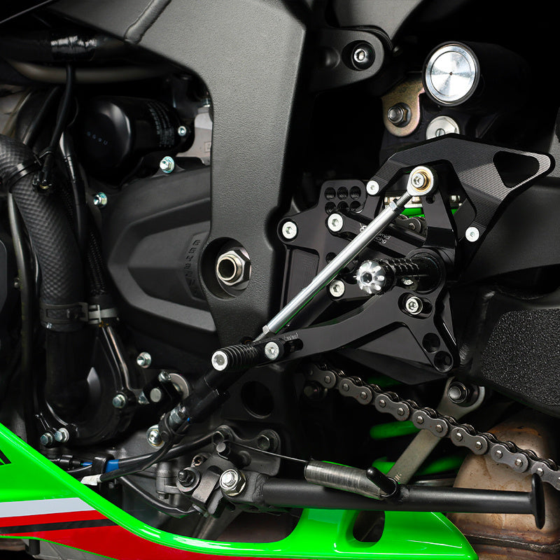Bonamici Racing Adjustable Rearsets - Kawasaki ZX-6R