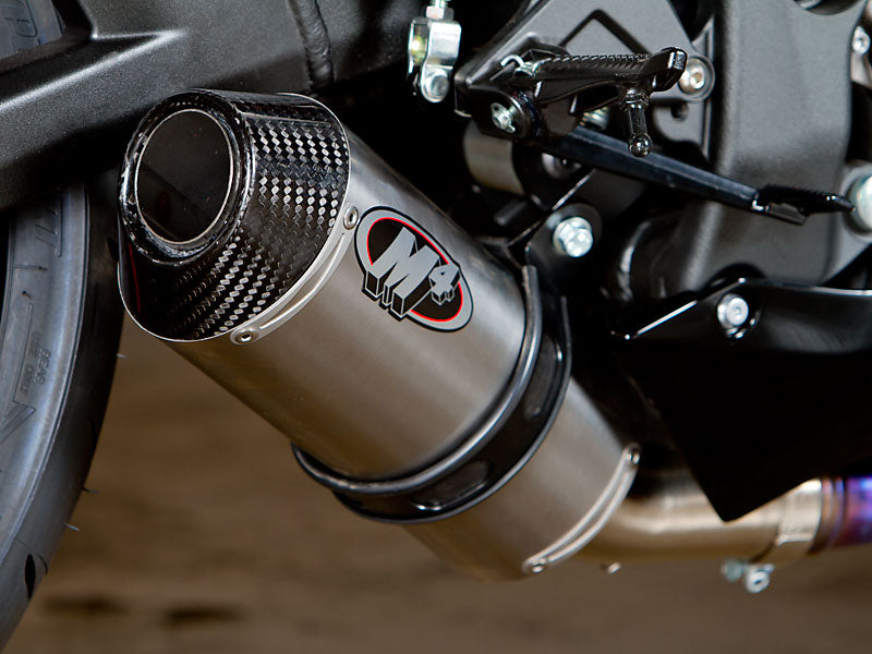 M4 Exhaust 2011 ZX10R Street Slayer System Slip On with Titanium Canister