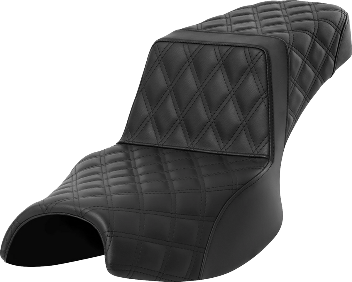 Saddlemen Step-Up Seat - Full Lattice Stitch - Extended Reach - Challenger '20-'24