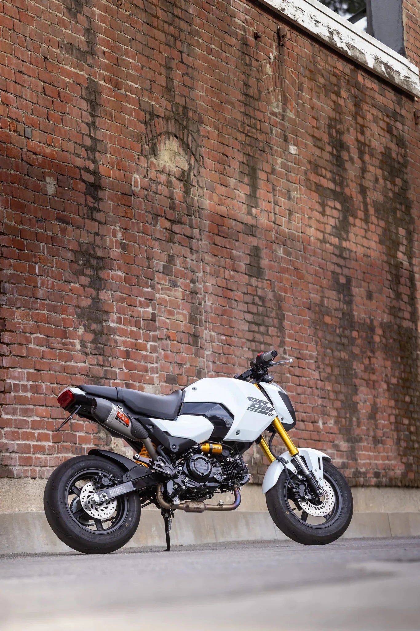 Yoshimura GROM 2022-26 RS-9T Stainless High Mount Full Exhaust, W/ Stainless Muffler