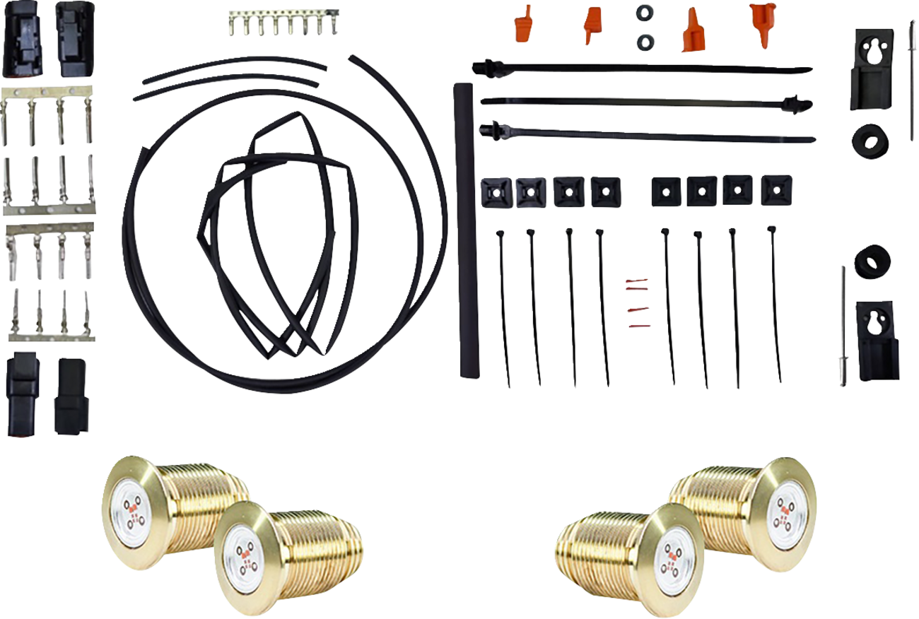 Paul Yaffe Bagger Nation Bag Bolts Taillight Kit With Thunder Bolts