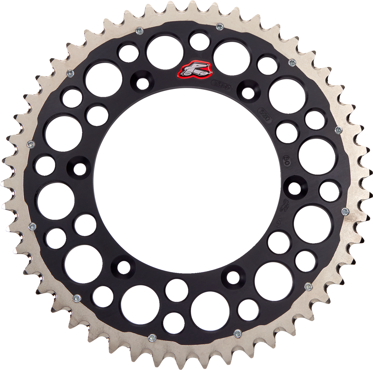 Renthal Twinring™ Rear Sprocket - 50 Tooth - Black - Yamaha