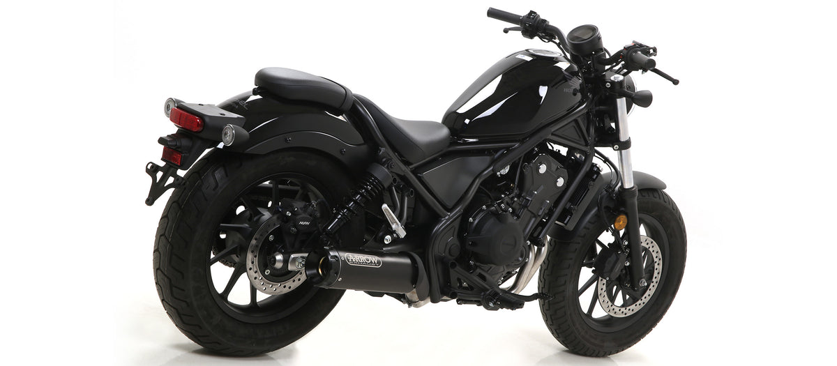 Full System Rebel Dark" Slip On With Aluminium "Dark" End Cap"