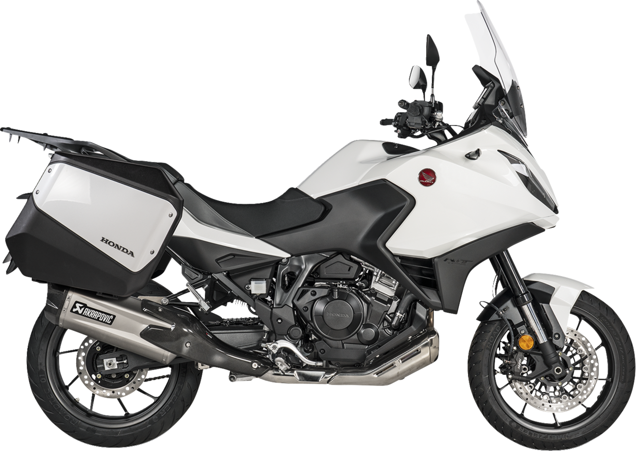 Akrapovic Slip-On Line Muffler - Titanium - Honda NT1100