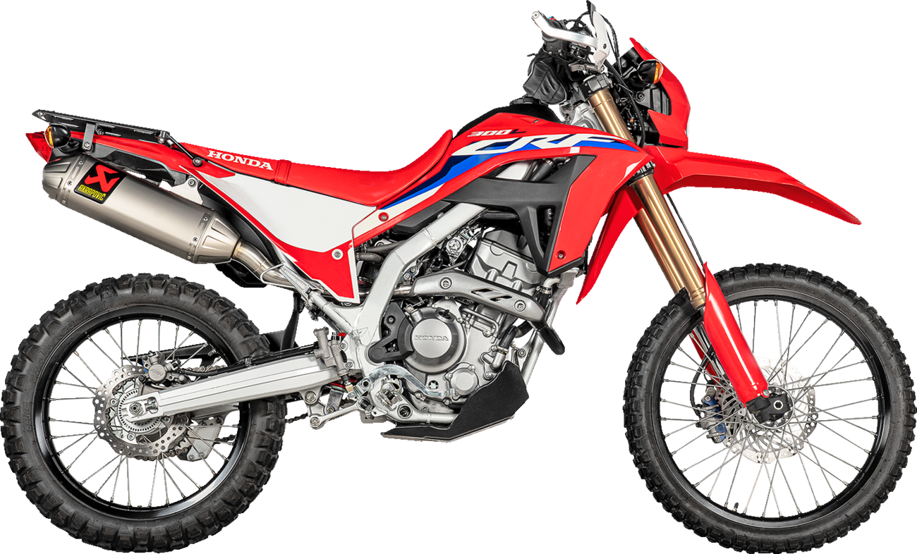 Akrapovic Slip-On Line Muffler - Titanium - Honda CRF300L