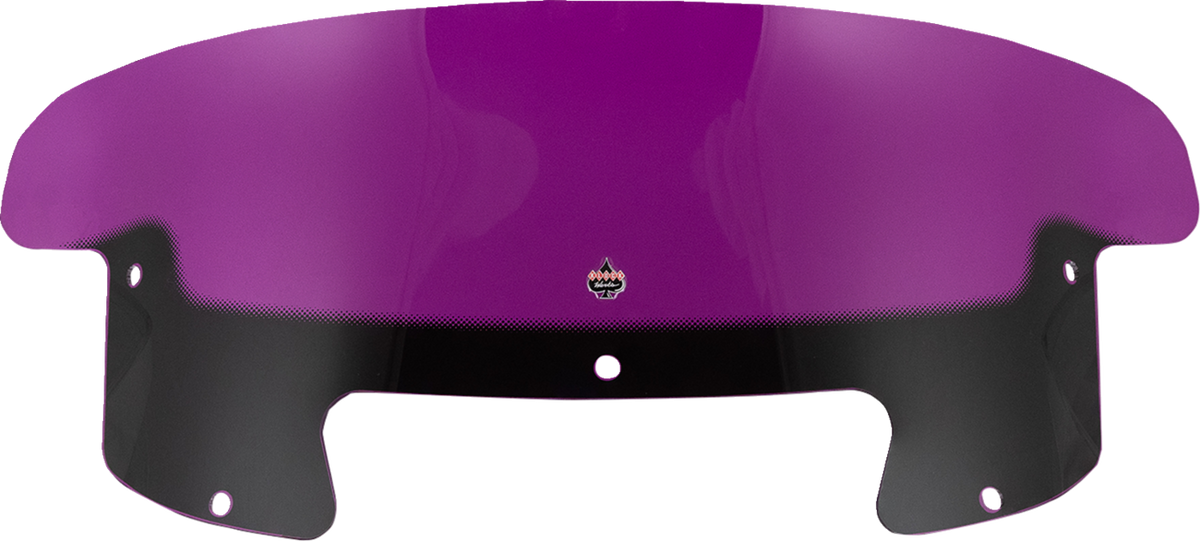 Klock Werks Kolor Flare™ Windshield - 8" - Purple - Indian