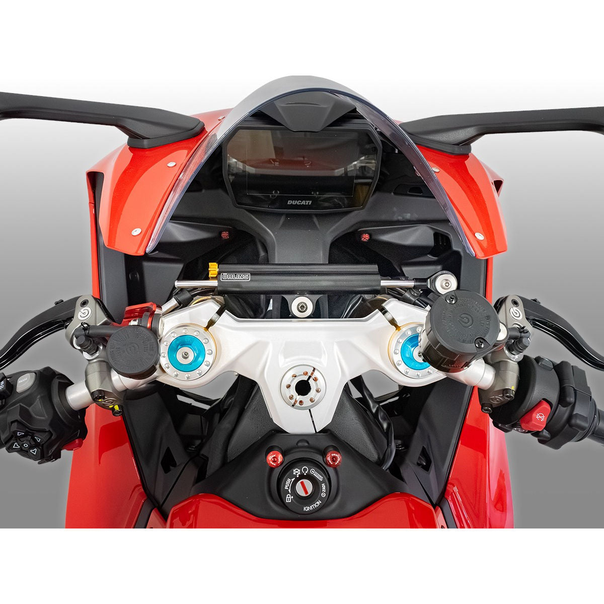 Ohlins Black Line Steering Damper Kit for Ducati Panigale V2 V2S