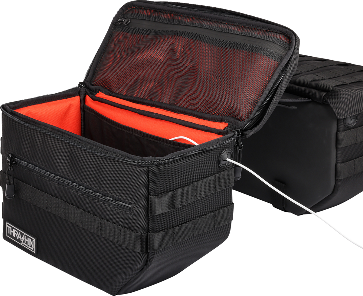 Thrashin Supply CO. Escape Saddlebags - Black