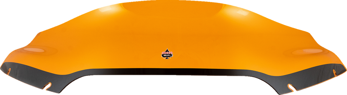 Klock Werks Kolor Flare® Windshield - 6" - Orange - '15-'25 FLTR
