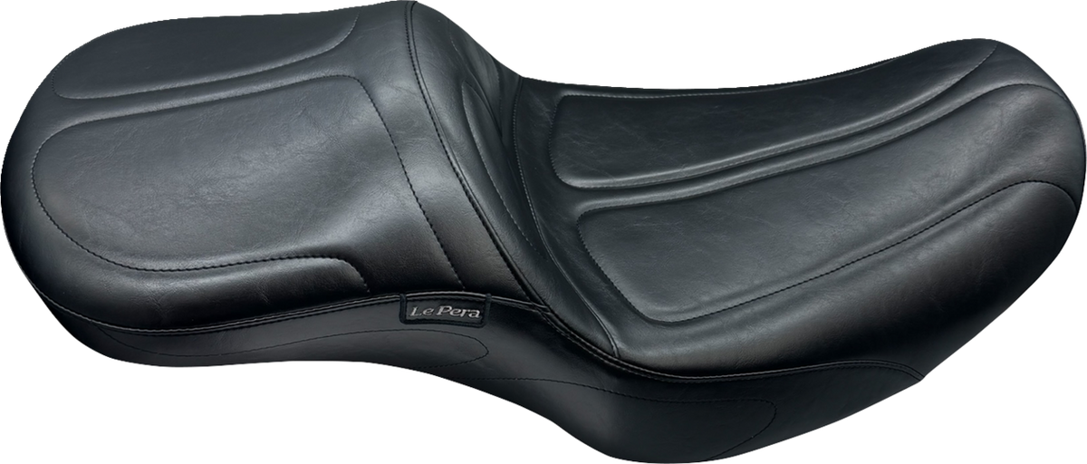 Le Pera Maverick Daddy Long Legs Seat - Without Backrest - Black - FLH/FLT '23-'25