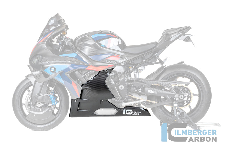 Ilmberger Carbon Lower Side Fairing Kit With Belly Pan BMW M1000RR 2025-2026 - Matte / Twill