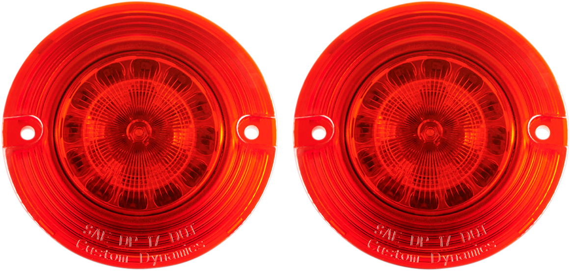 Custom Dynamics Flat Signal Insert - 1157 - Red