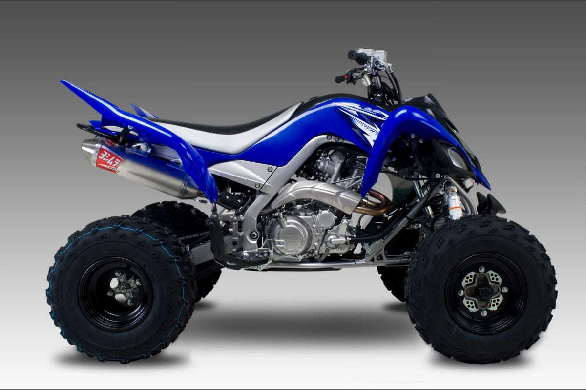 Yoshimura RAPTOR 700/R/SE 06-26 RS-2 Stainless Slip-On Exhaust, W/ Aluminum Muffler