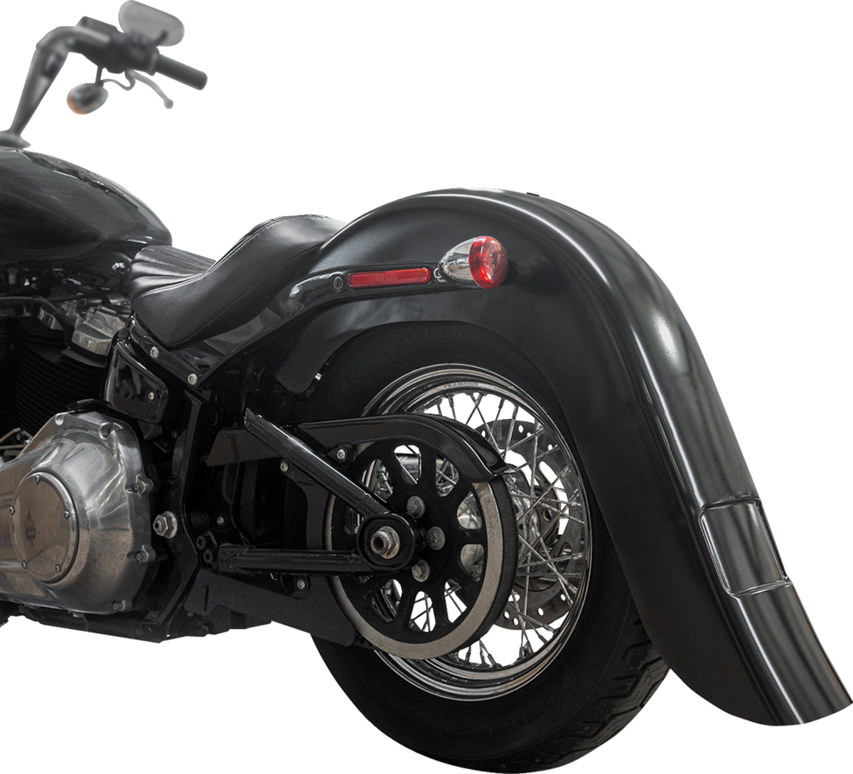 Klock Werks Benchmark Rear Fender - Vicla - Frenched - 9" Extended Rear - Black