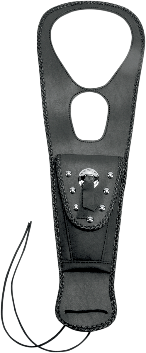 Mustang Pouch Tank Bib - Studded - Black - Honda