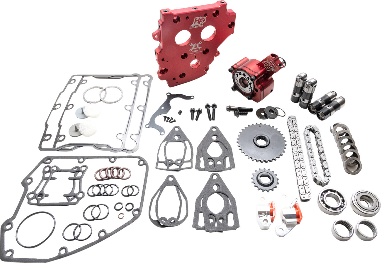 Feuling Parts Hydraulic Cam Chain Tensioner Conversion Kit - Factory Style Camshaft - '01-'06 TC