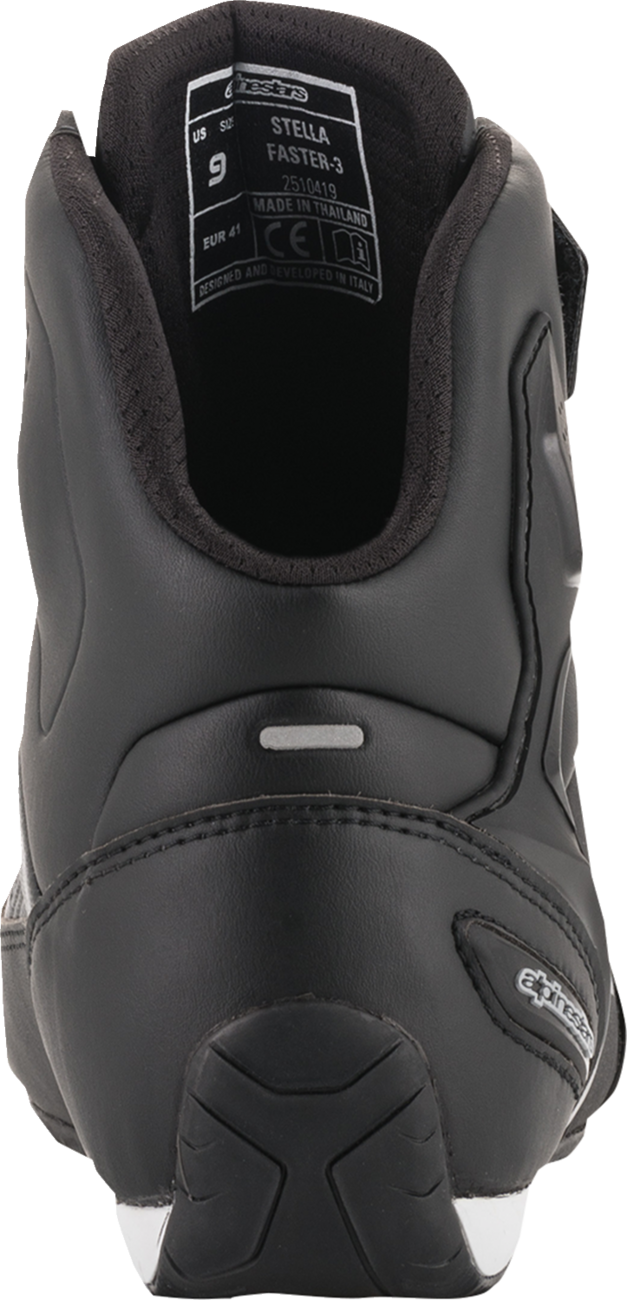 Alpinestars Stella Faster-3 Shoes - Black/Silver - US 5