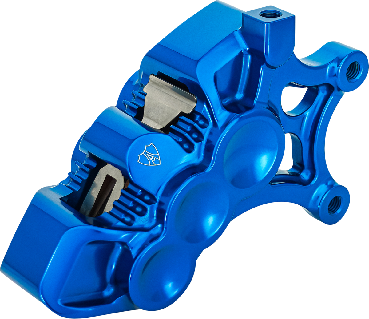 Arlen NESS Monoblock Axial Brake Caliper - 14" - Right - Blue
