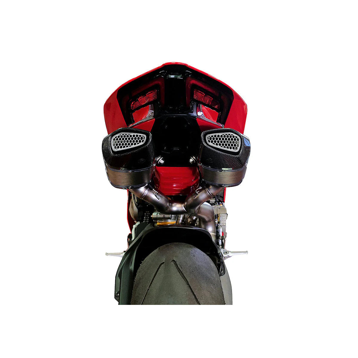 Termignoni Delta Undertail Full Racing Exhaust For Panigale V4 V4S Tricolore