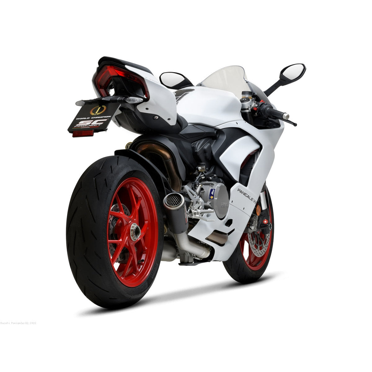 SC Project CRT Carbon Slip On Exhaust for Panigale V2