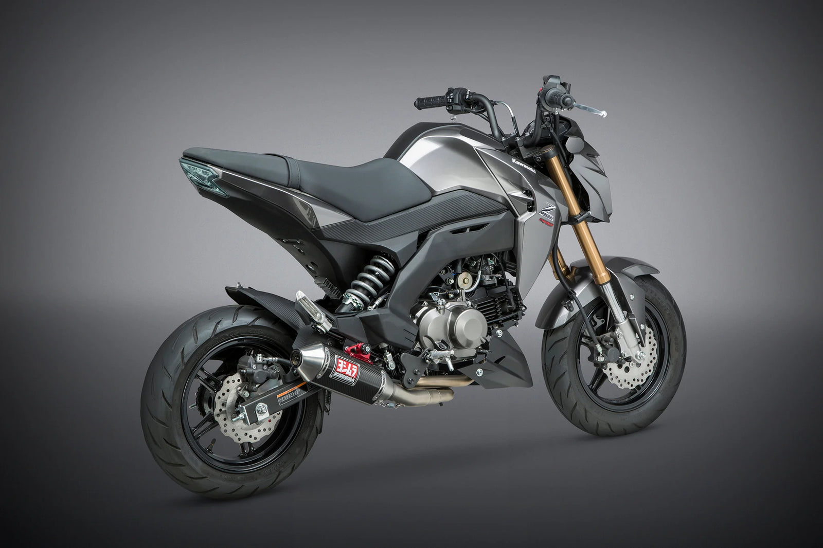 Yoshimura Z125 PRO (BR125) 17-26 Race RS-2 Stainless Full Exhaust, W/ Carbon Fiber Muffler