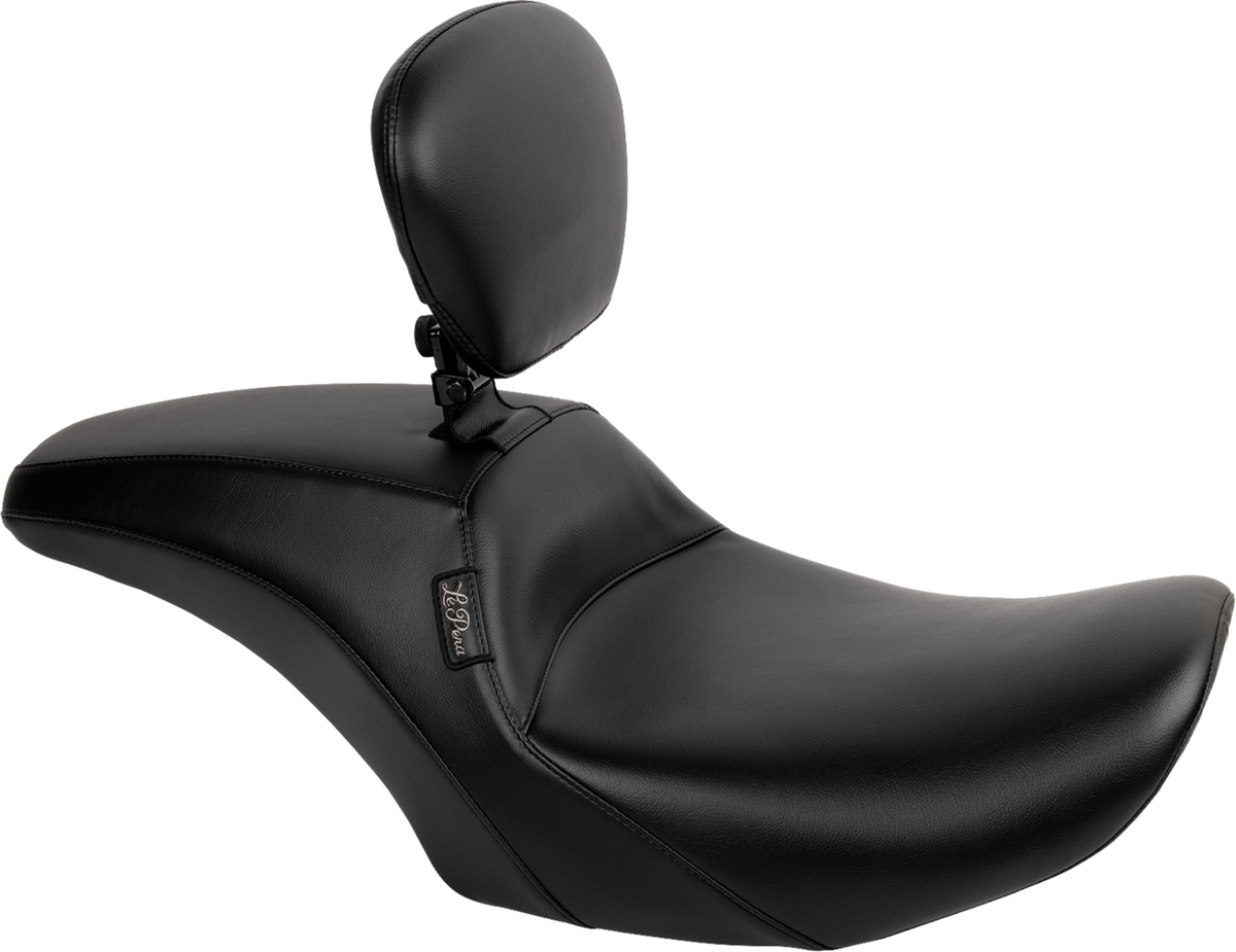 Le Pera Outcast Seat - With Backrest - Plain - FLH/FLT '23-'25