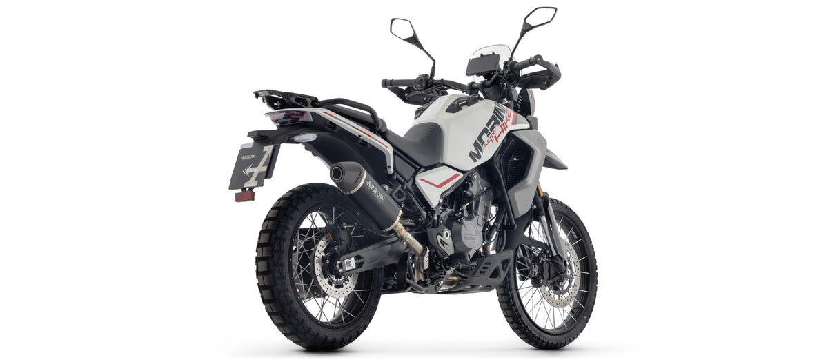 Arrow Indy Race Aluminium Dark" Slip On With Carbon End Cap"