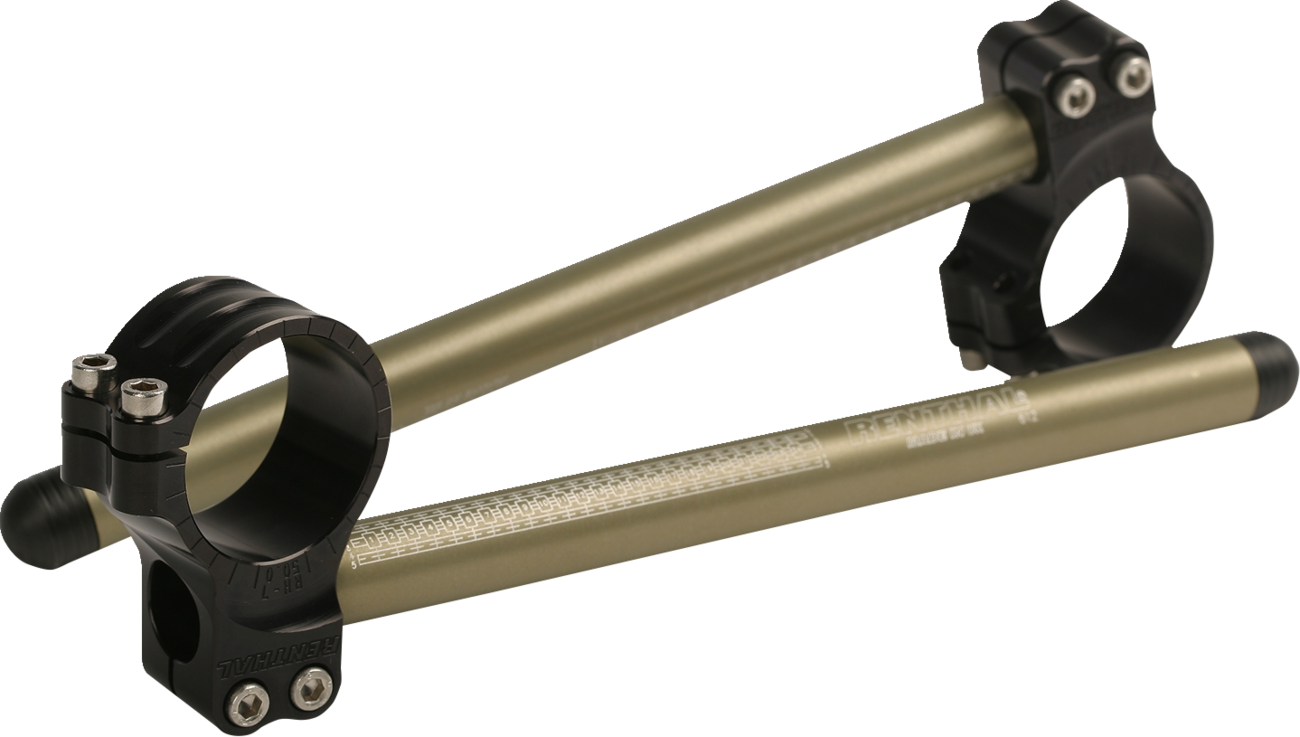 Renthal Replacement Clip-On Handlebar - Original - 48 MM - Silver