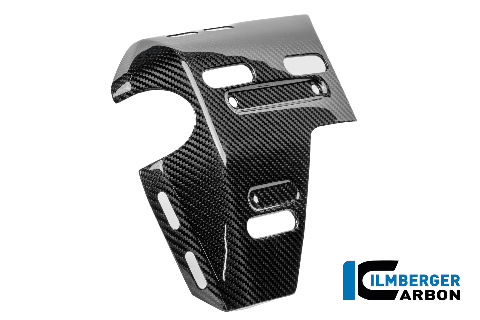 Ilmberger Carbon Radiator Cover With Holes Left BMW R 1300 GS Adventure - Gloss / Twill
