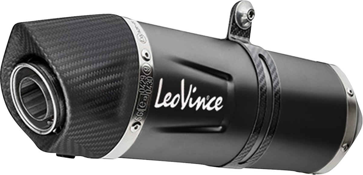 LeoVince LV One Evo Slip-On Muffler - Black - V85 TT