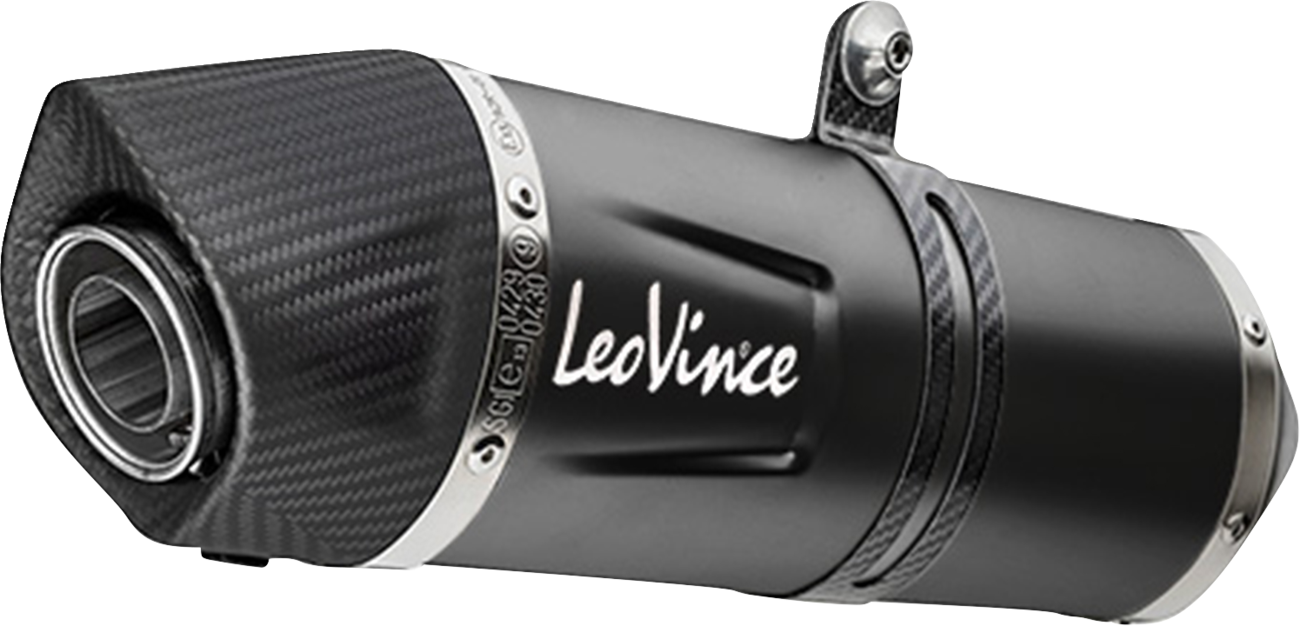 LeoVince LV One Evo Slip-On Muffler - Black - V85 TT