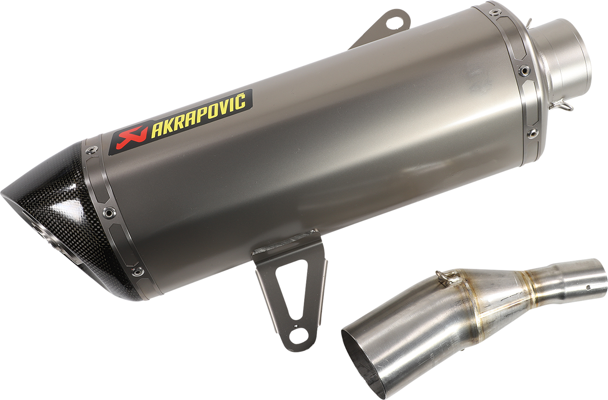 Akrapovic Slip-On Scooter Muffler - Stainless Steel/Carbon Fiber - X-Max 300