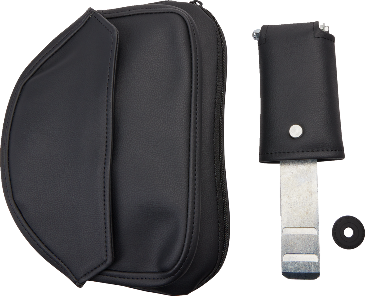 Saddlemen Seat - Explorer™ - With Backrest - Stitched - Black - FL/FX '06-'17