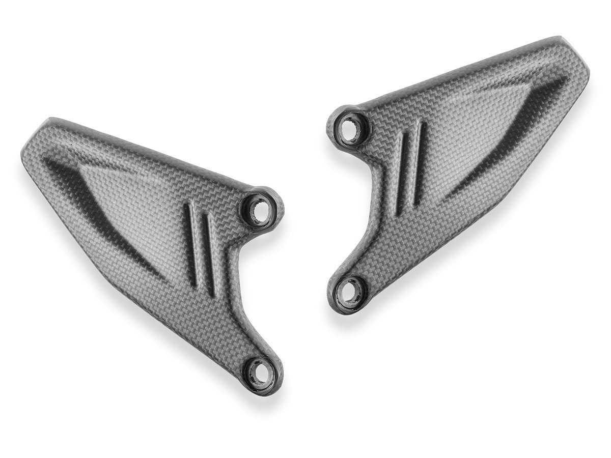 CRB169O - HM 698 MONO MATT CARBON HEEL GUARDS