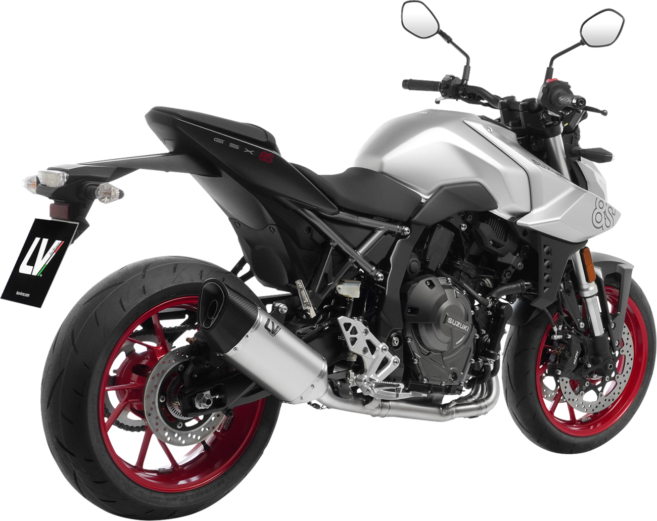 LeoVince 2-Into-1 LV-14 R Exhaust System - Natural / Titanium / 10.71 lb