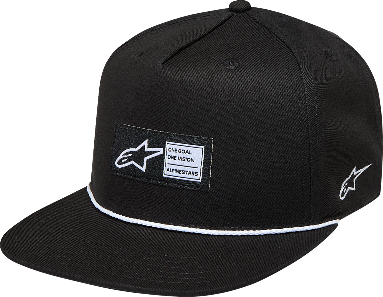 Alpinestars Label Snapback Hat - Black - One Size