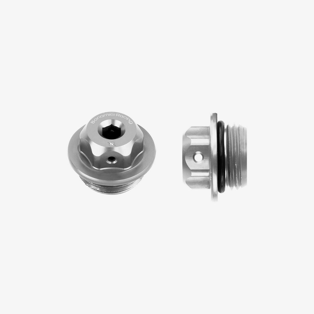 Bonamici Racing Oil Cap - M24x2 - Silver