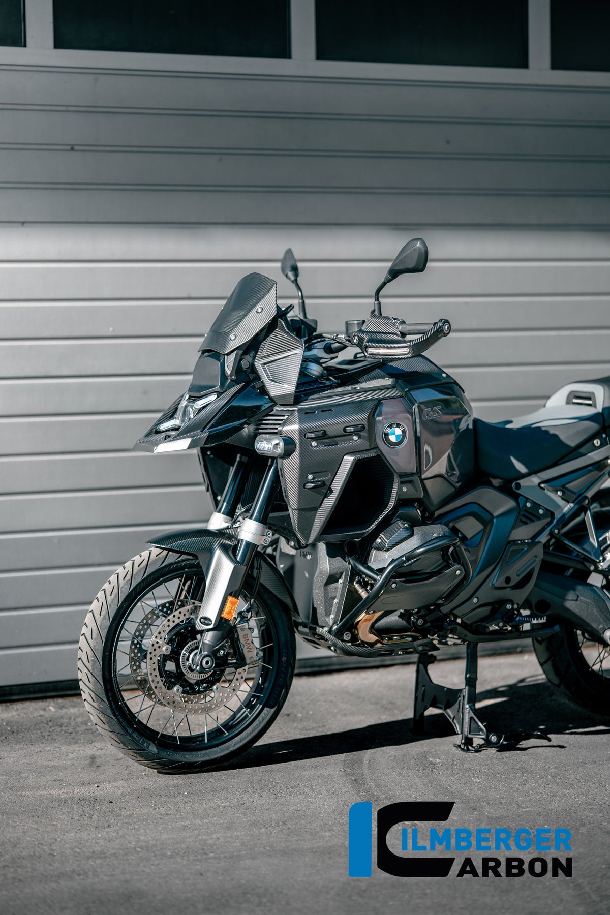 Ilmberger Carbon Radiator Cover With Holes Left BMW R 1300 GS Adventure - Matte / Twill