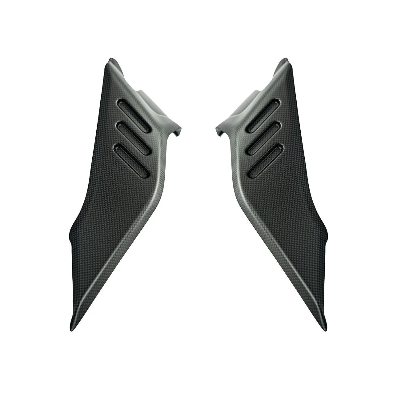Ilmberger Carbon Fiber Satin Tank Side Panel Set For Ducati Diavel V4