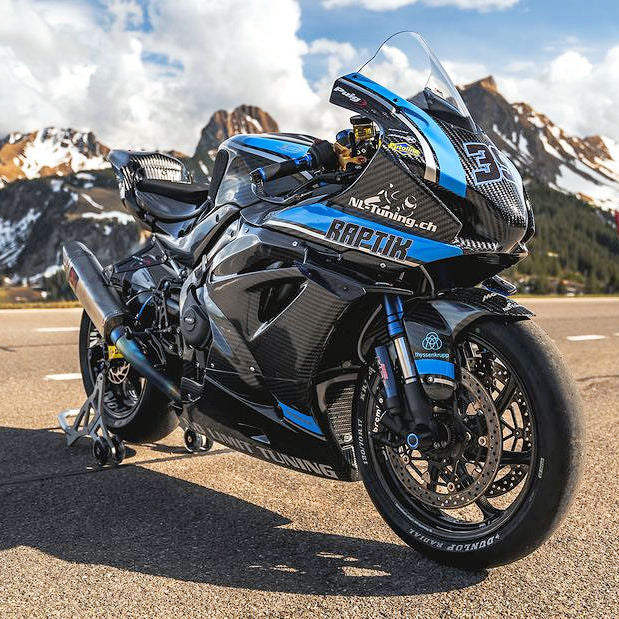 Thyssenkrupp Braided Carbon Fiber Wheel Set for GSXR 1000 1000R