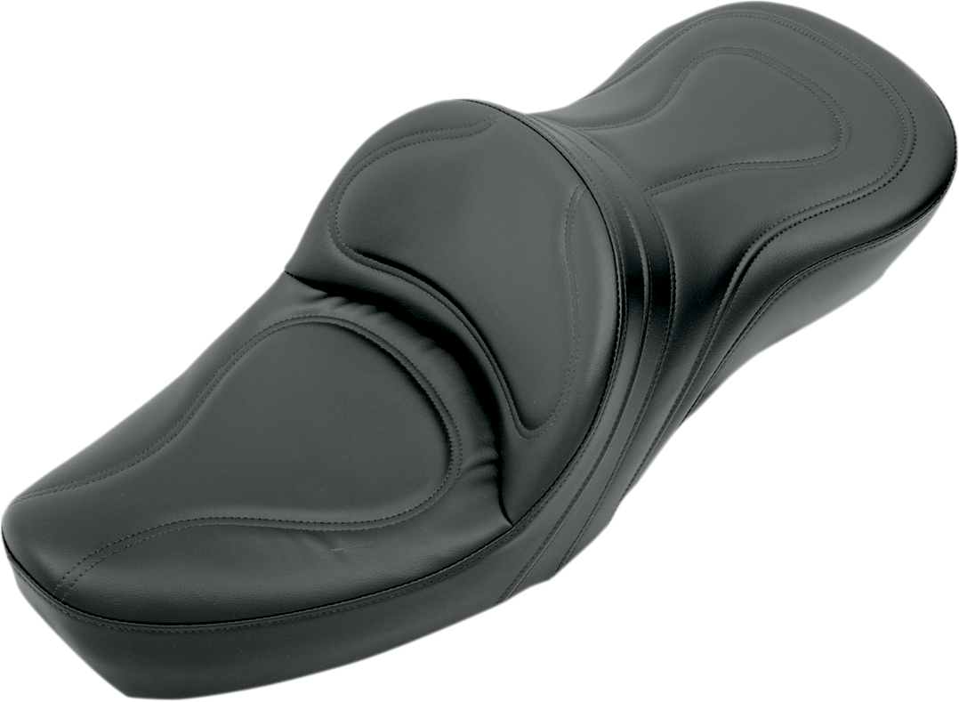Saddlemen Seat - Explorer™ - Without Backrest - Stitched - Black - XL '79-'03
