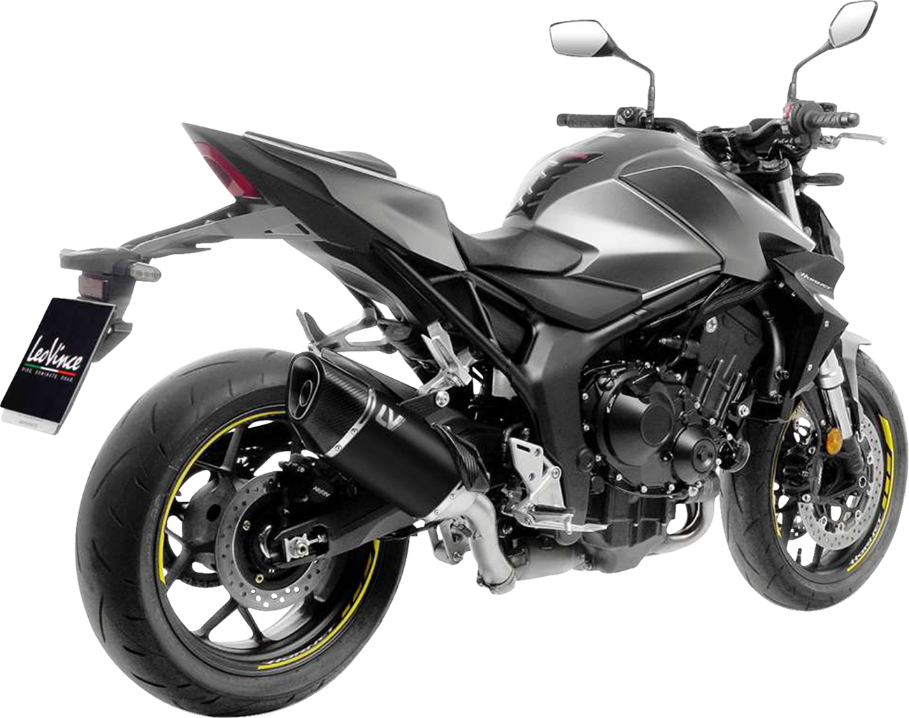 LeoVince LV-14 R Black Edition Slip-On Muffler - Honda CB 1000 Hornet