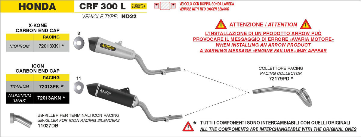 Arrow 72179PD Racing Header