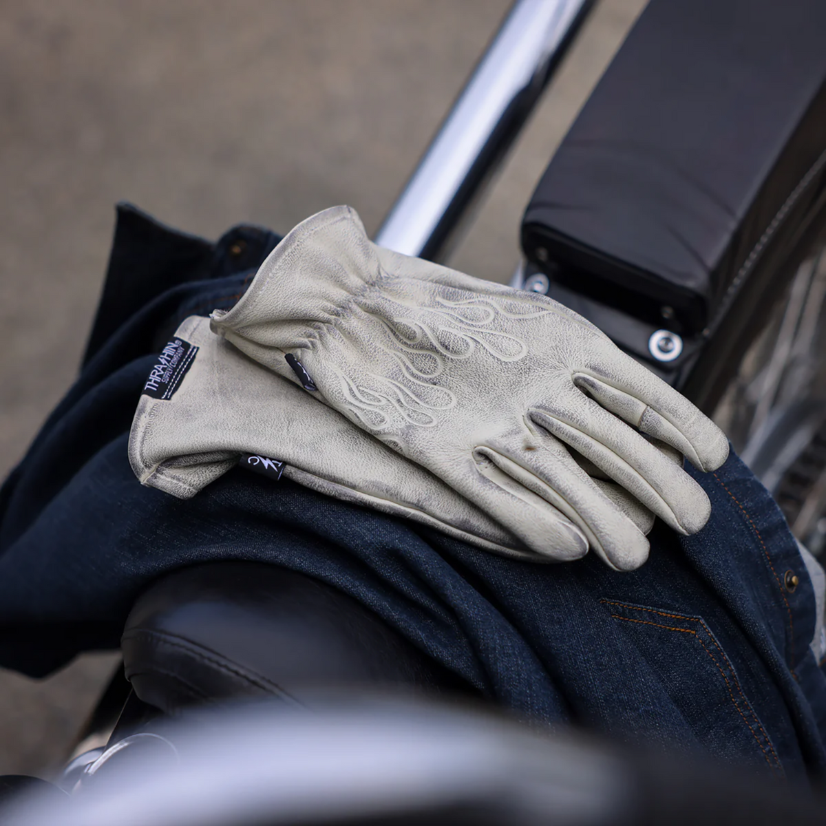 Thrashin Supply CO. Roper Leather Gloves