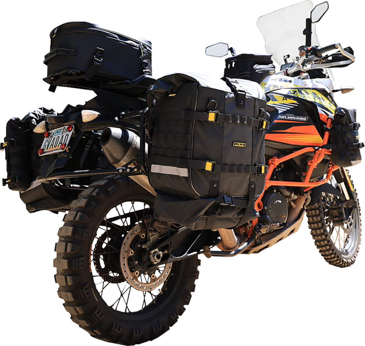 Nelson RIGG Trails End Adventure Saddlebags - Black